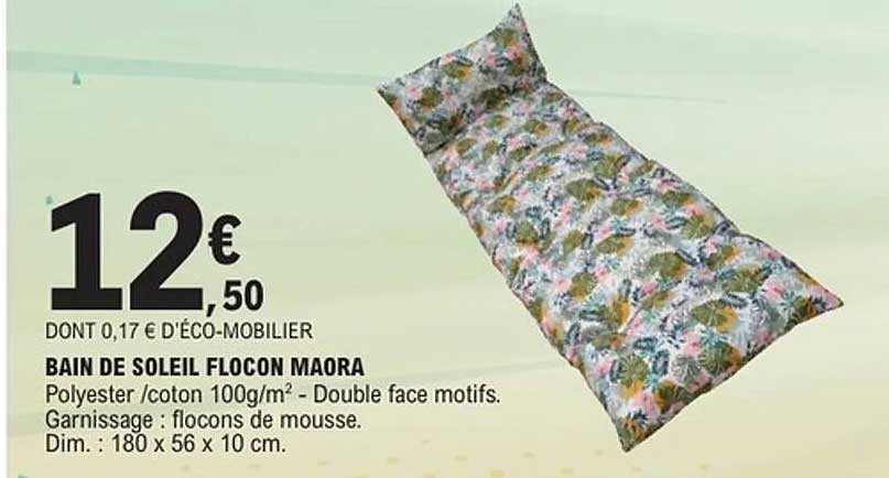 BAIN DE SOLEIL FLOCON MAORA