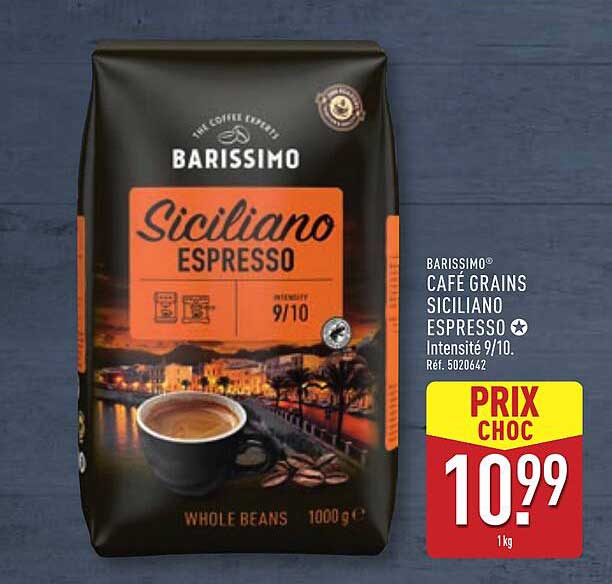 BARISSIMO® CAFÉ GRAINS SICILIANO ESPRESSO