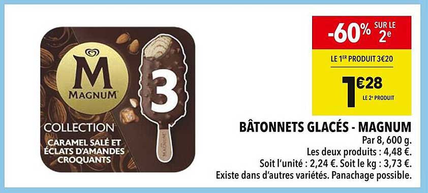 BÂTONNETS GLACÉS - MAGNUM