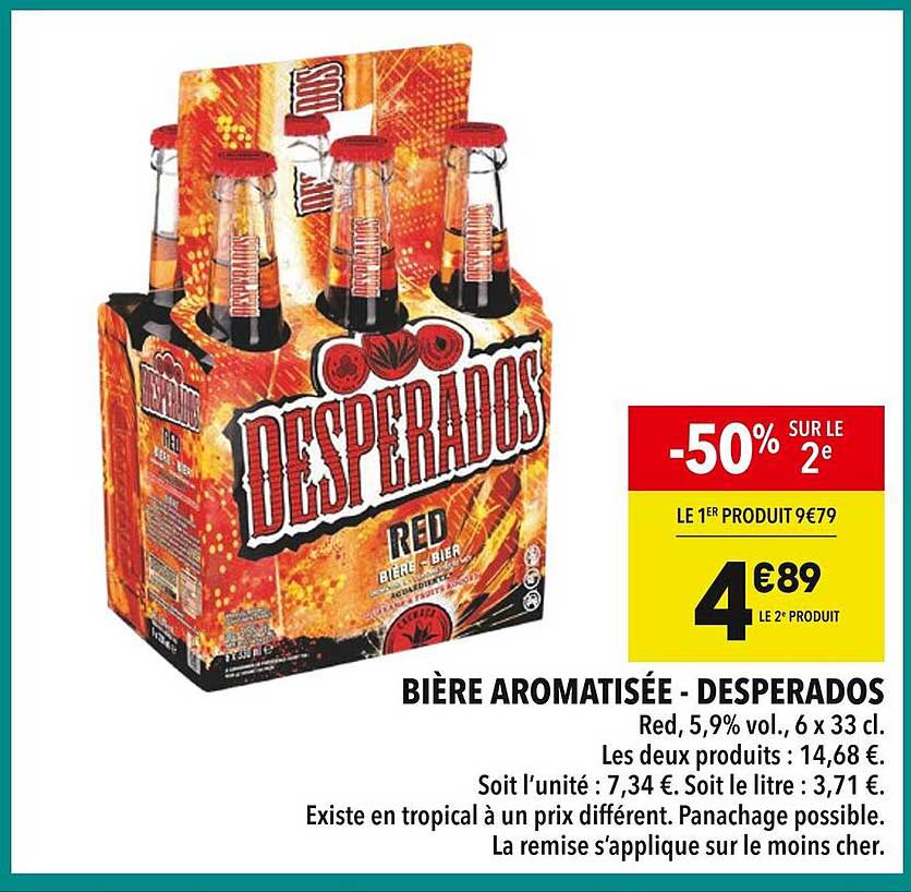 BIÈRE AROMATISÉE - DESPERADOS