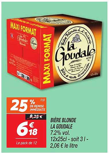BIÈRE BLONDE LA GOUDALE