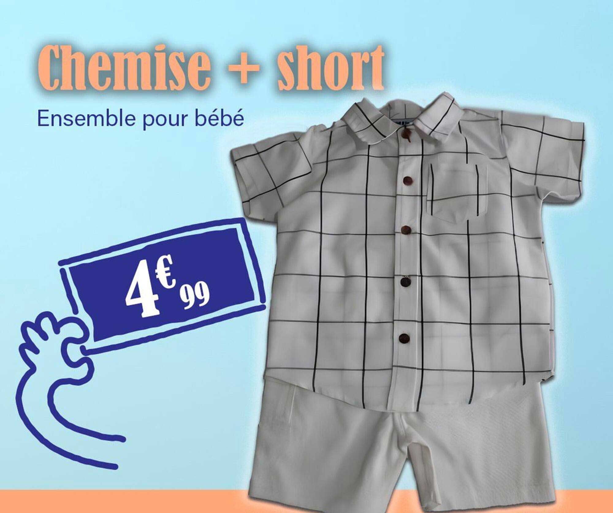 Chemise + short