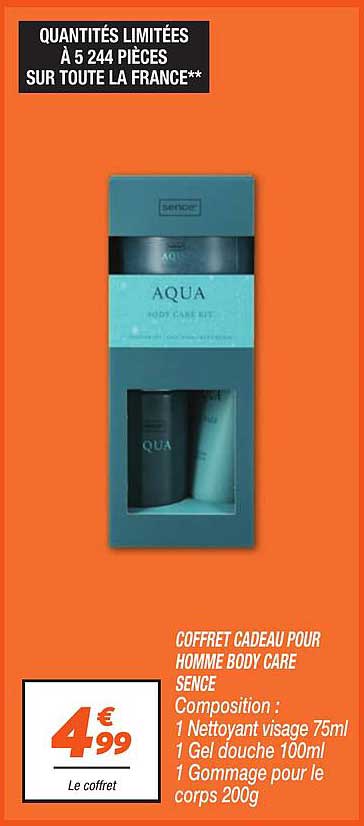 Coffret cadeau pour homme Body Care Sence