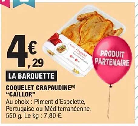 COQUELET CRAPAUDINE "CAILLOIR"