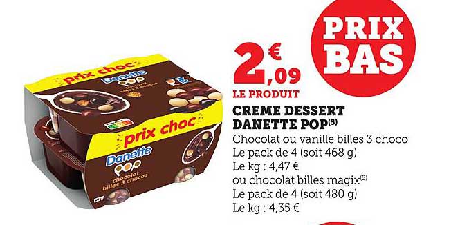 CREME DESSERT DANETTE POP