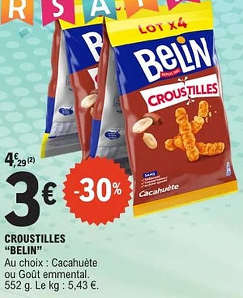 CROUSTILLES "BELIN"