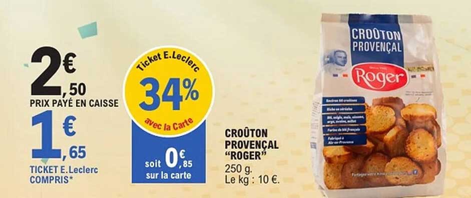 CROÛTON PROVENÇAL "ROGER"