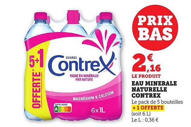 EAU MINERALE NATURELLE CONTREX