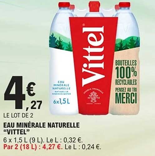 EAU MINÉRALE NATURELLE “VITTEL”