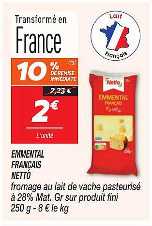 EMMENTAL FRANÇAIS NETTO