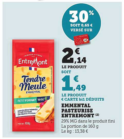 EMMENTAL PASTEURISE ENTREMONT
