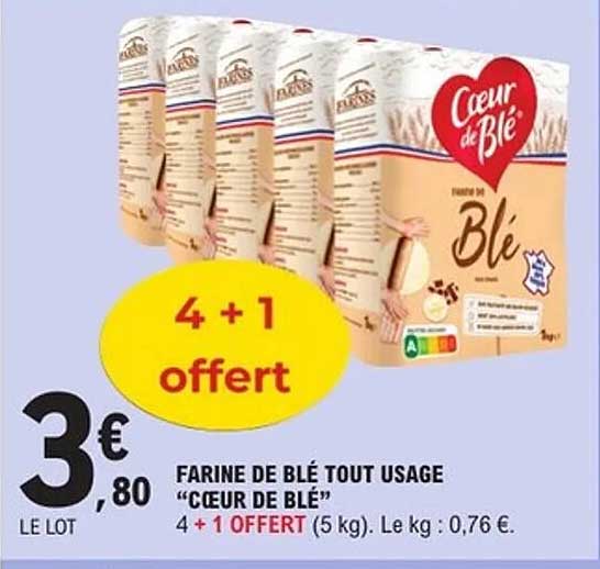 FARINE DE BLÉ TOUT USAGE "CŒUR DE BLÉ"