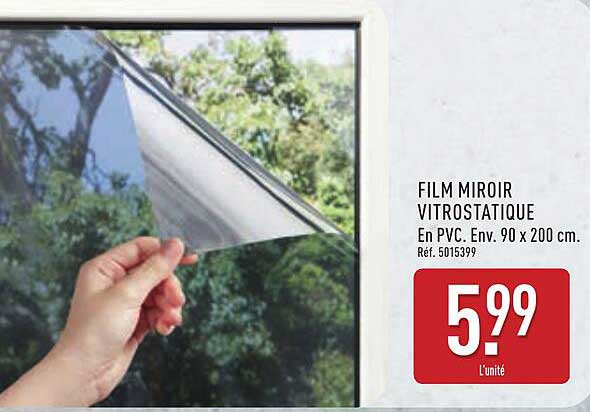 FILM MIROIR VITROSTATIQUE