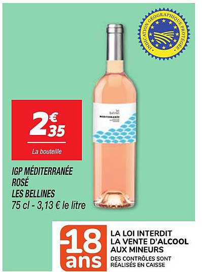 IGP MÉDITERRANÉE ROSÉ LES BELLINES