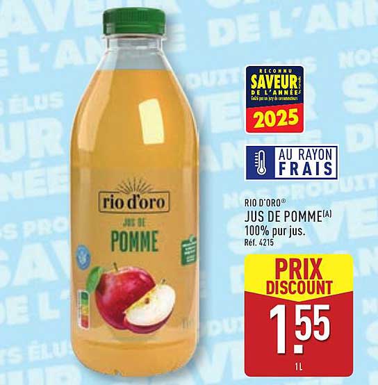 JUS DE POMME RIO D'ORO 1L