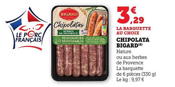 LA BARQUETTE AU CHOIX