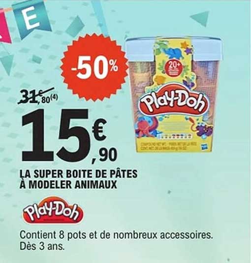 LA SUPER BOITE DE PÂTES À MODELER ANIMAUX