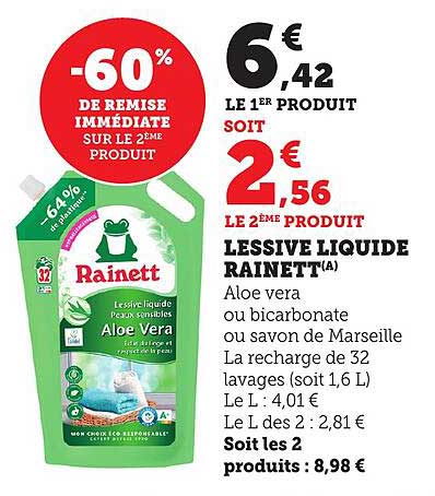 LESSIVE LIQUIDE RAINETT(A)