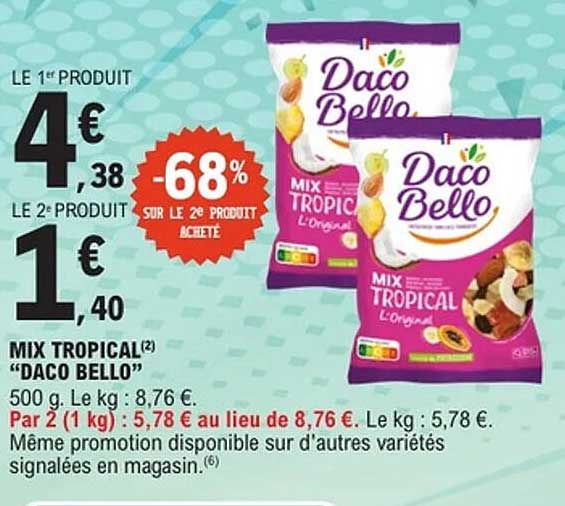 MIX TROPICAL "DACO BELLO"