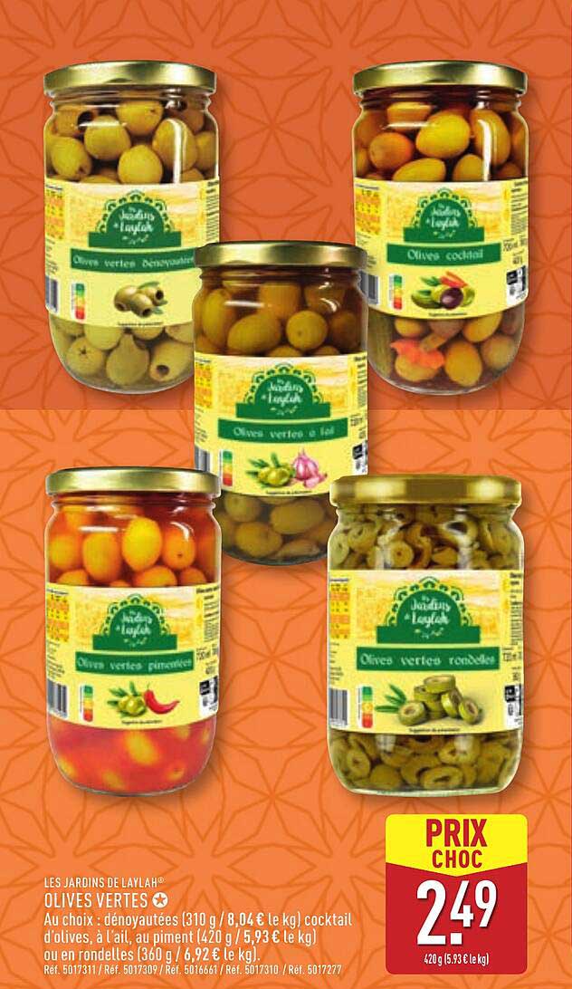 OLIVES VERTES