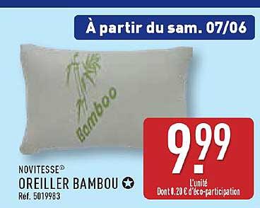 OREILLER BAMBOU
