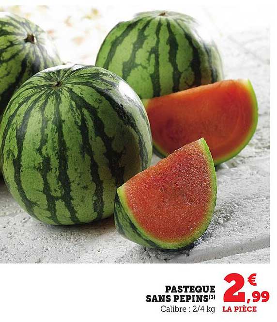 PASTEQUE SANS PEPINS