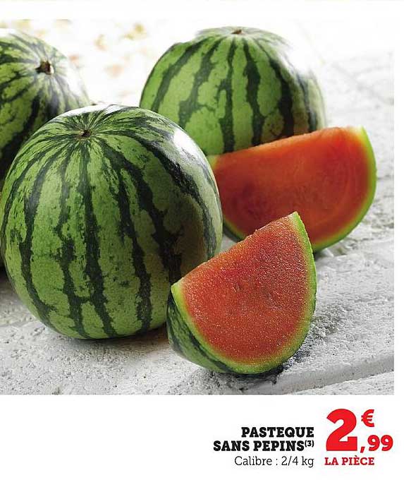 PASTEQUE SANS PEPINS