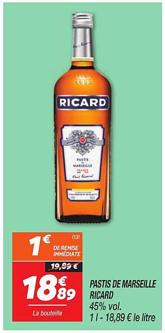 PASTIS DE MARSEILLE RICARD