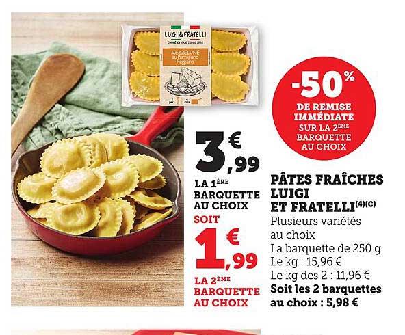 PÂTES FRAÎCHES LUIGI ET FRATELLI