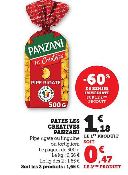 PÂTES LES CRÉATIVES PANZANI