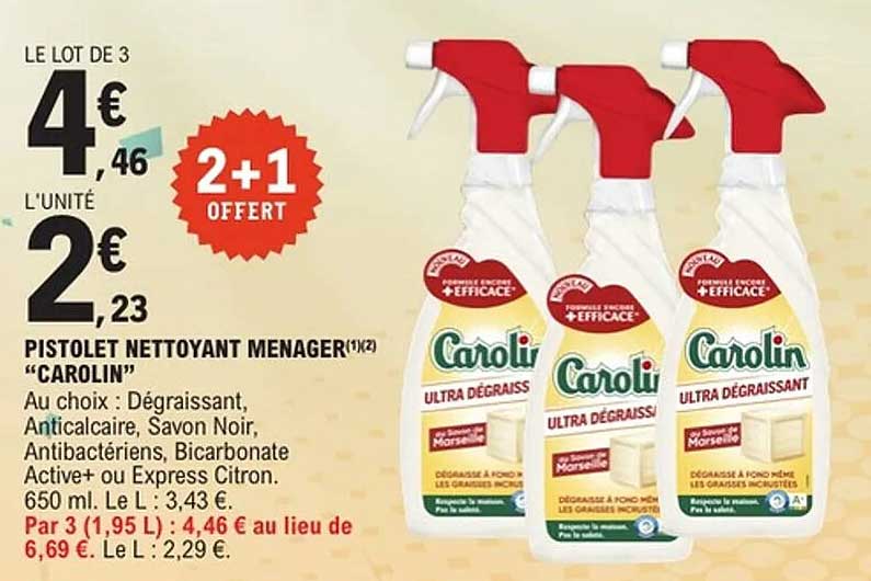 PISTOLET NETTOYANT MENAGER "CAROLIN"