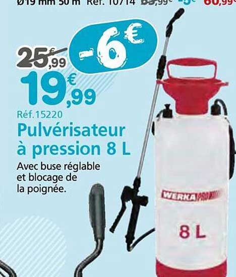 Pulvérisateur à pression 8 L