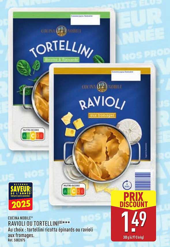 RAVIOLI OU TORTELLINI®