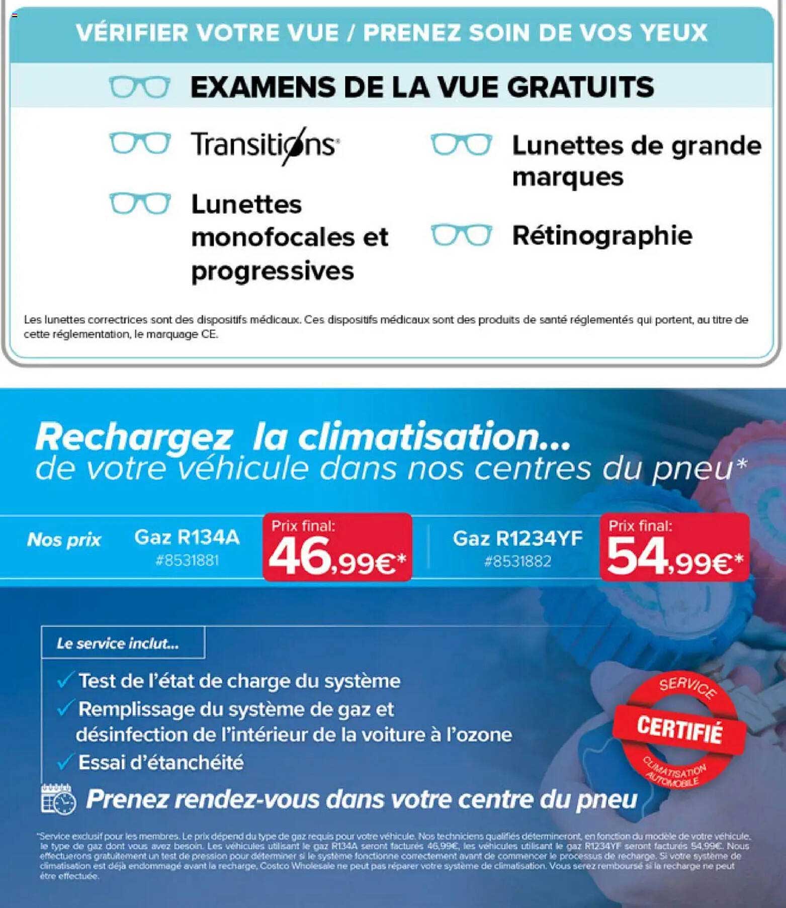 Rechargez la climatisation de votre véhicule dans nos centres du pneu*