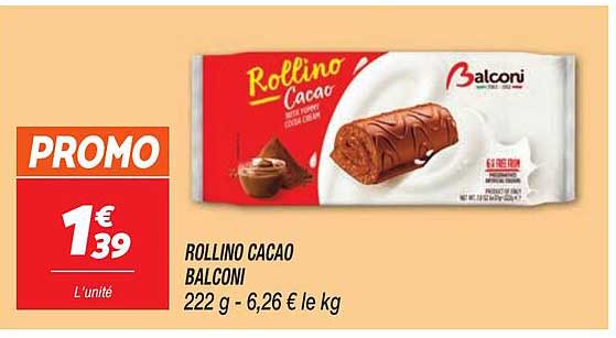 ROLLINO CACAO BALCONI