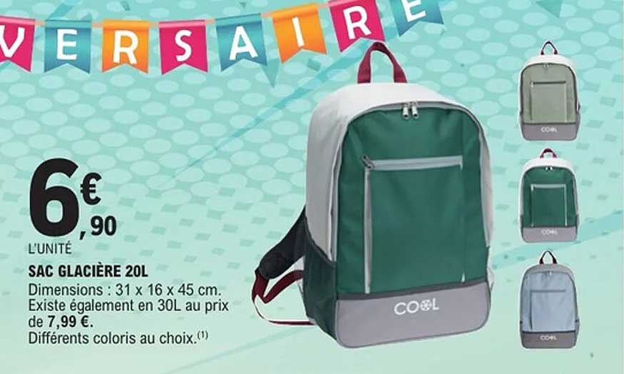 SAC GLACIÈRE 20L