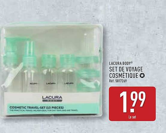 SET DE VOYAGE COSMÉTIQUE