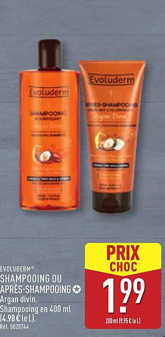 SHAMPOOING OU APRÈS-SHAMPOOING Argan divin.
