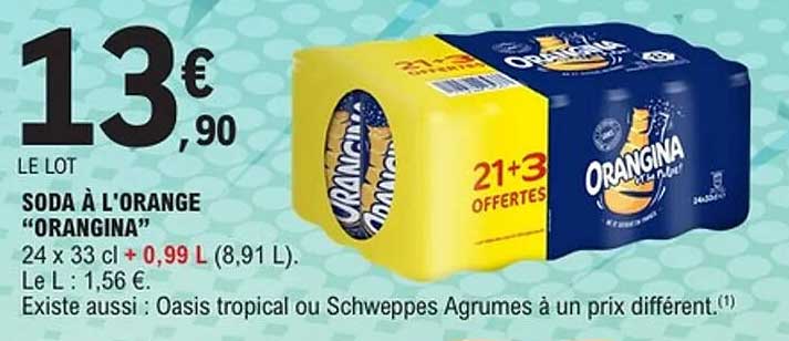 SODA À L'ORANGE "ORANGINA"