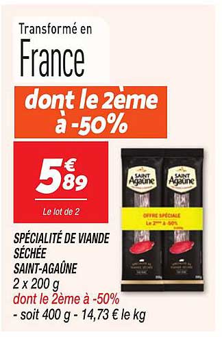 SPÉCIALITÉ DE VIANDE SÉCHÉE SAINT-AGAÜNE