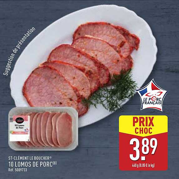 ST-CLÉMENT LE BOUCHER® 10 LOMOS DE PORC(B)