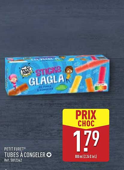 STICKS GLAGLA - Tubes à congeler