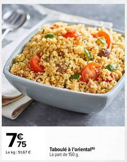 Taboulé à l’oriental(b)