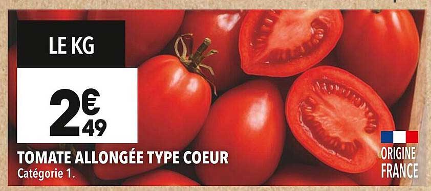 TOMATE ALLONGÉE TYPE COEUR