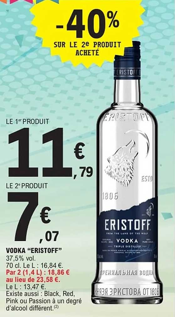 Vodka "Eristoff"