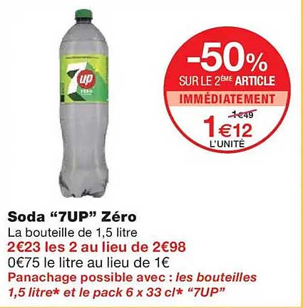 -50% SUR LE 2ÈME ARTICLE IMMÉDIATEMENT