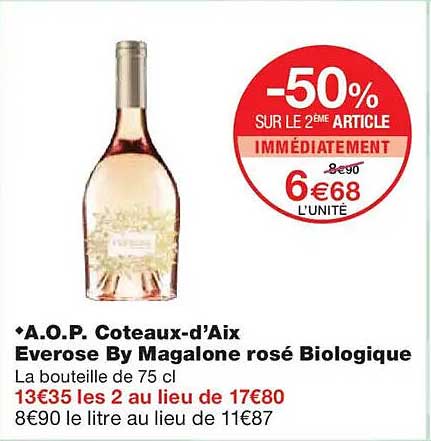 -50% SUR LE 2ÈME ARTICLE IMMÉDIATEMENT