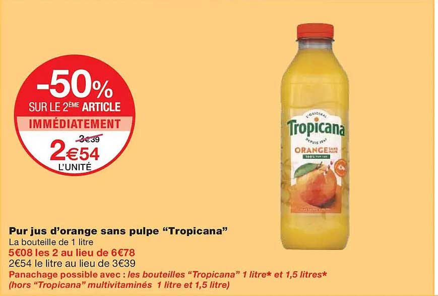 -50% SUR LE 2ÈME ARTICLE IMMÉDIATEMENT