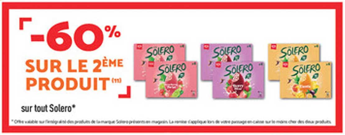 -60% SUR LE 2ÈME PRODUIT (1)