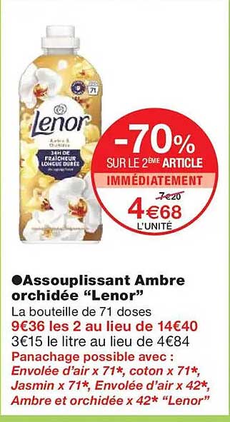-70% SUR LE 2ÈME ARTICLE IMMÉDIATEMENT